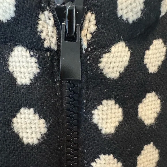 Jones New York Wool Polka Dot Jacket Blazer Classic Chic Size 14 - Picture 5 of 9